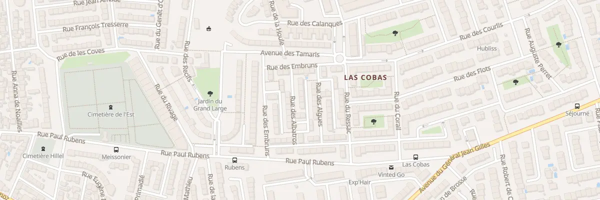 Plan du 16 Rue des Albatros à Perpignan