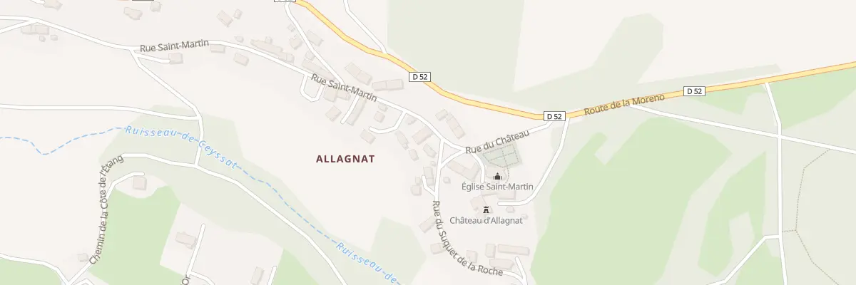 Plan du 34 Rue Saint Martin à Ceyssat