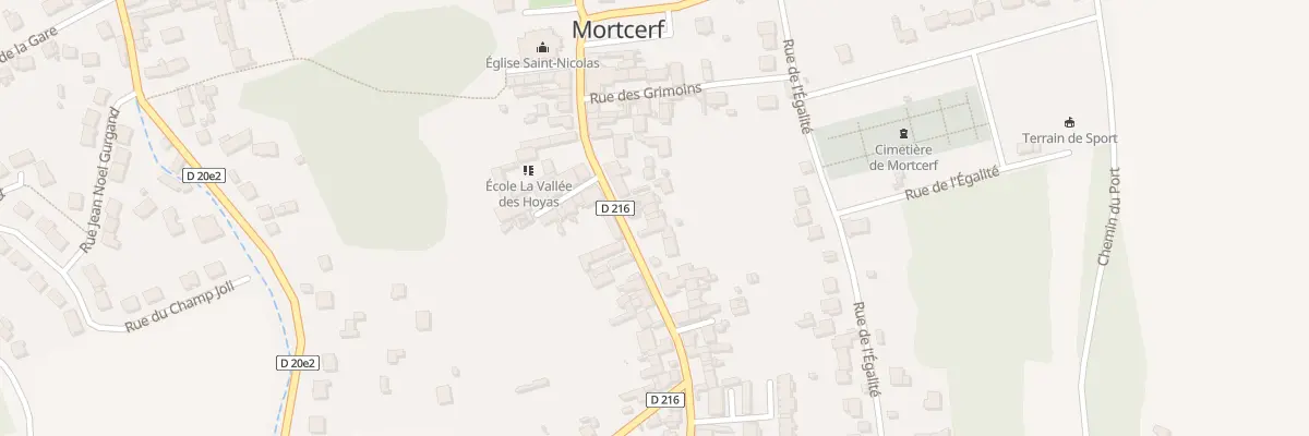 Plan du 97 Rue du Vingt Sept Aout à Mortcerf