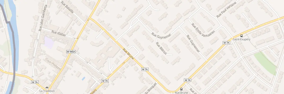 Plan du 33 Rue Brune à Houplines