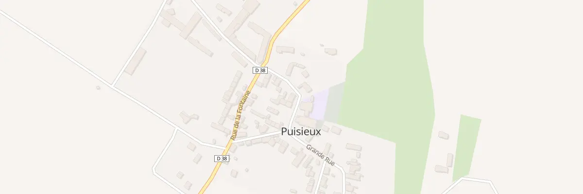 Plan du 10 Gr Grande Rue à Puisieux