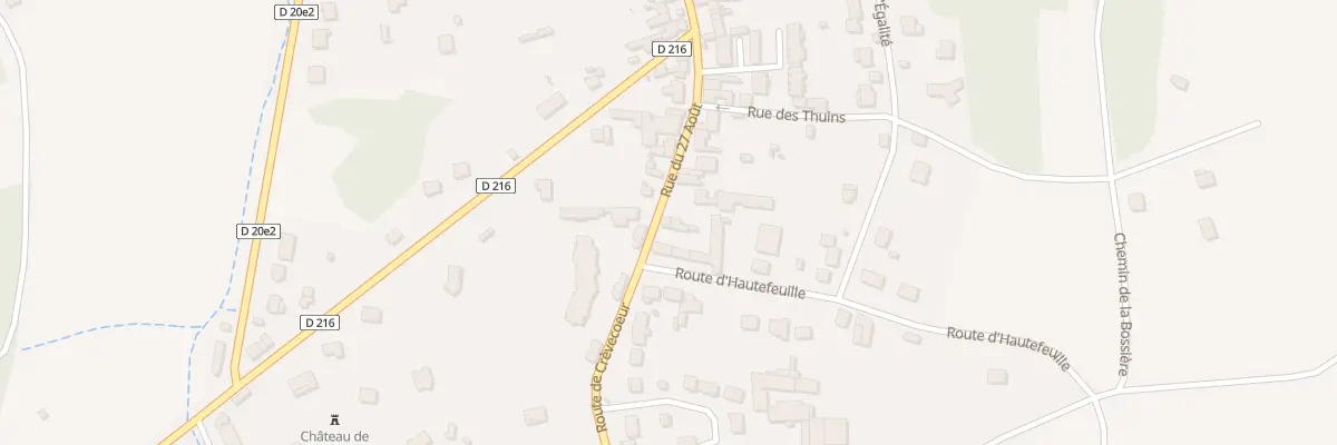 Plan du 147B Rue du Vingt Sept Aout à Mortcerf