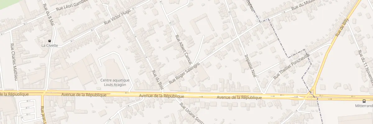 Plan du 21 Rue Roger Salengro à Billy-Montigny