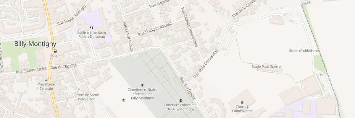 Plan du 55 Rue Egalite à Billy-Montigny
