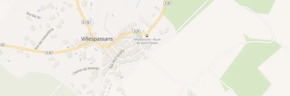 Plan du 5009 Village à Villespassans