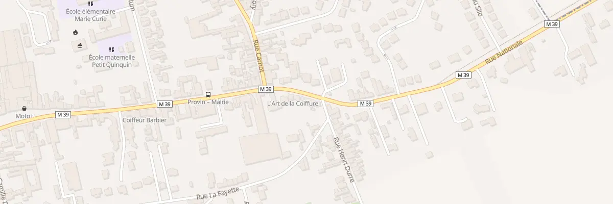 Plan du 64 Rue Nationale à Provin