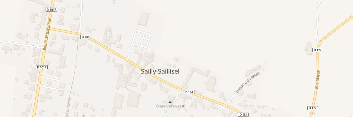 Plan du 21B Rue du Commandant Thierry à Sailly-Saillisel