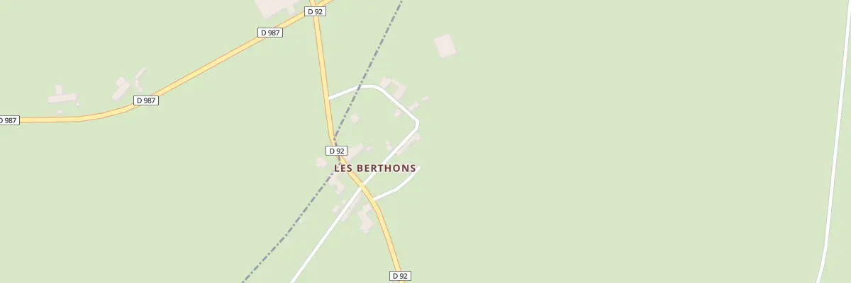 Plan du 4 Les Berthons à Servant