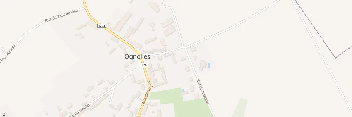 Plan du 6 Rue du Bosquet à Ognolles