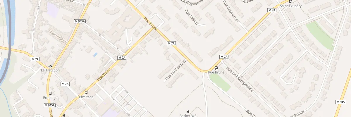 Plan du 30 Rue Brune à Houplines