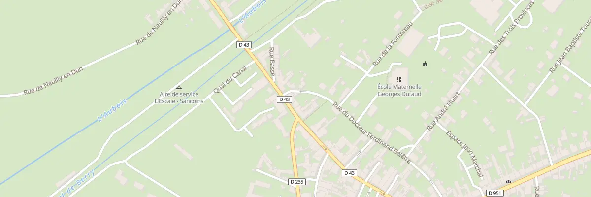Plan du 74 Rue Fernand Duruisseau à Sancoins