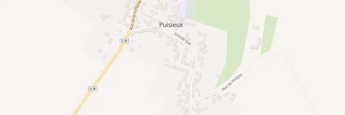 Plan du 4 Rue du Terrain à Puisieux