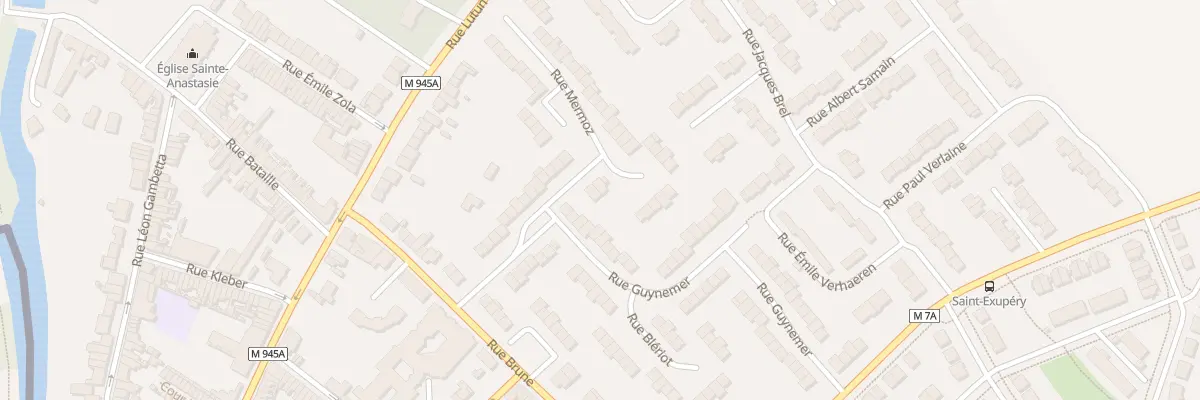 Plan du 14 Rue Mermoz à Houplines