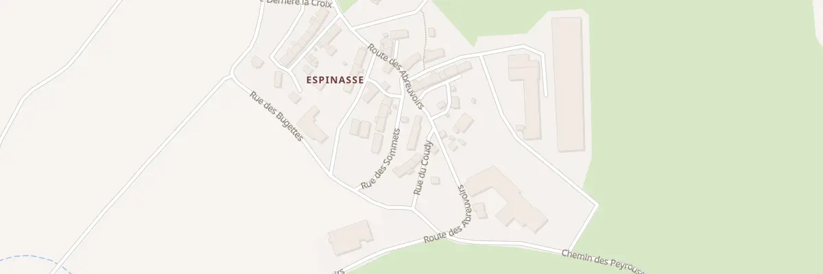 Plan du 5050 Espinasse à Saulzet-le-Froid