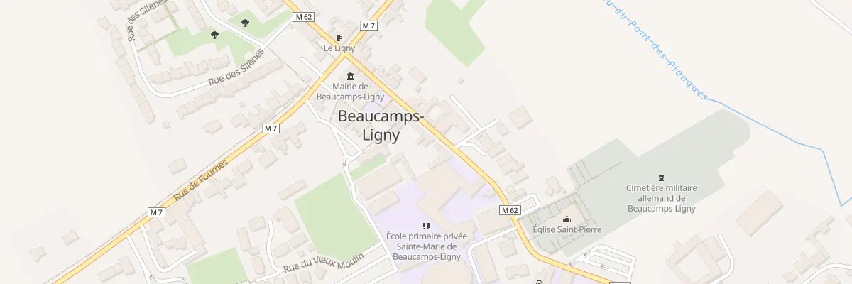 Plan du 13 Rue de l’Église à Beaucamps-Ligny