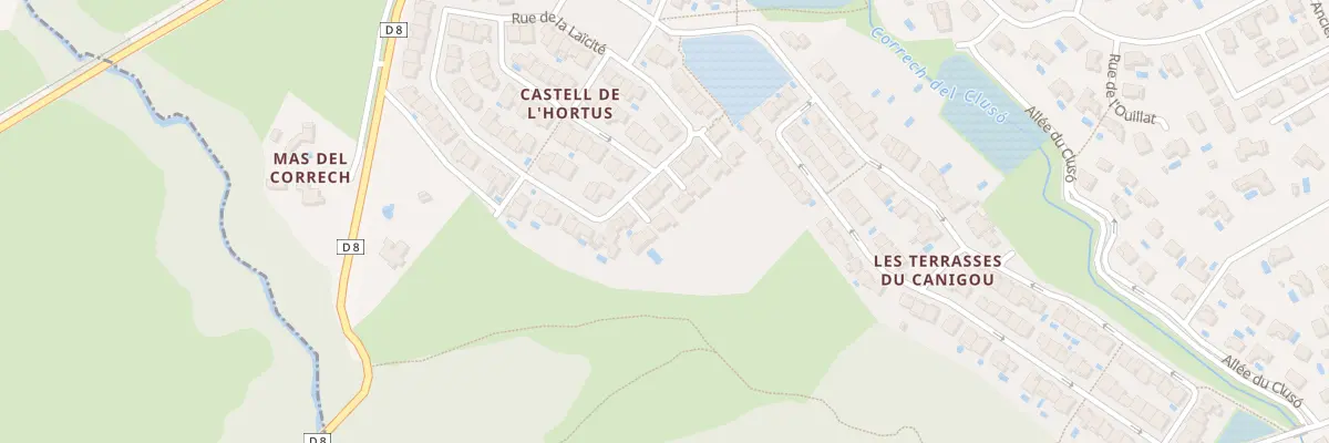 Plan du 72 Rue de la Laïcité à Ortaffa