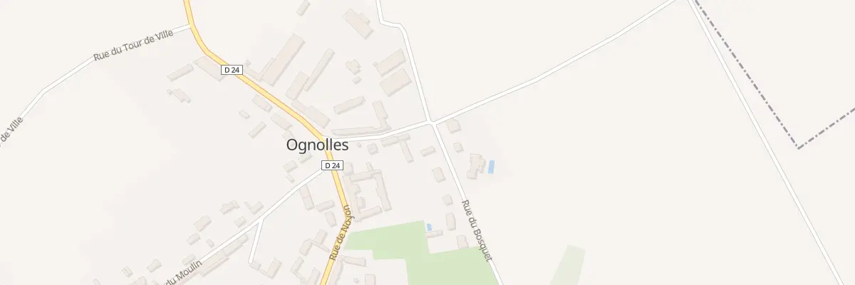 Plan du 8 Rue du Bosquet à Ognolles