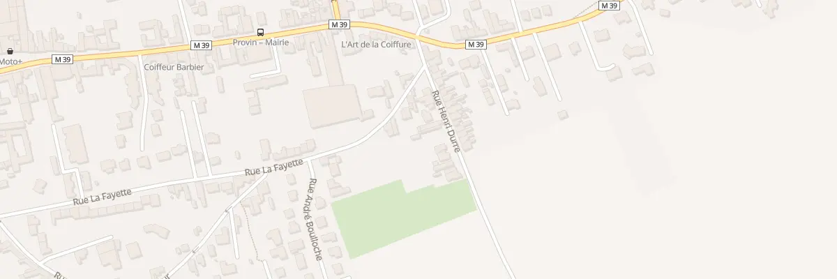 Plan du 10 Rue Henri Durre à Provin