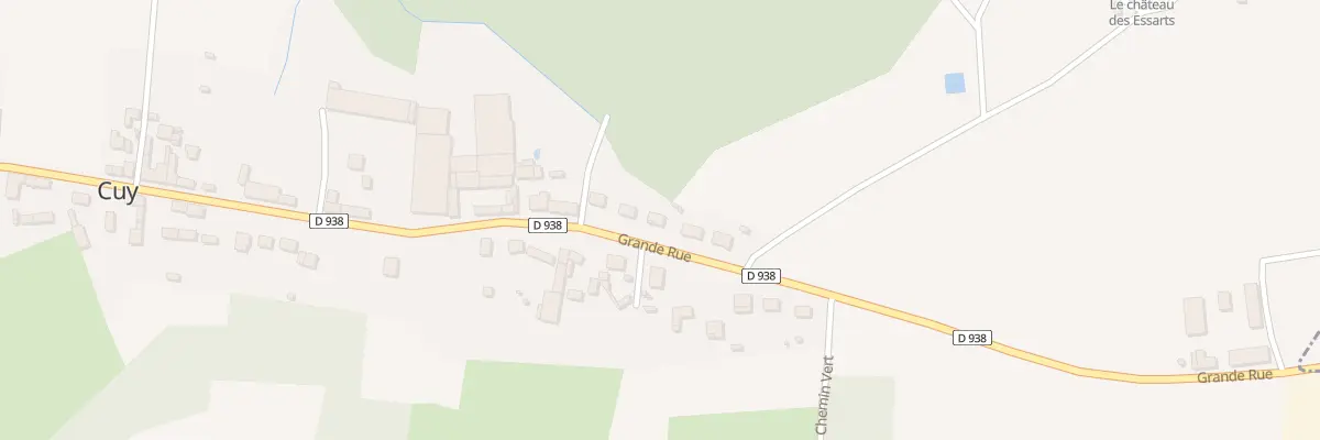 Plan du 6 Gr Grande Rue à Cuy