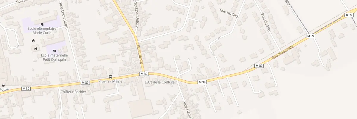Plan du 65A Rue Nationale à Provin