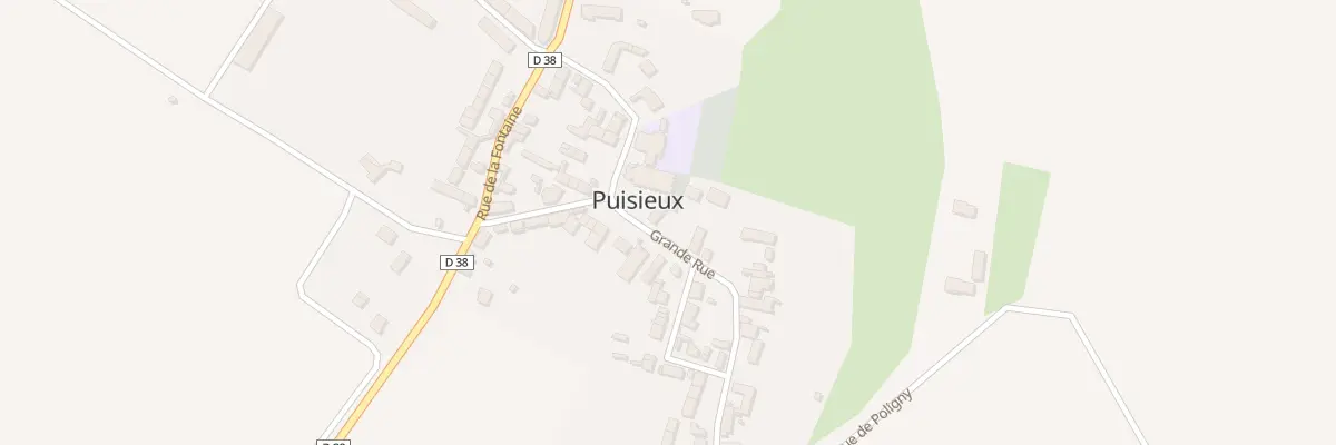 Plan du 13 Grande Rue à Puisieux