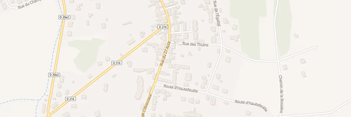 Plan du 143 Rue du Vingt Sept Aout à Mortcerf