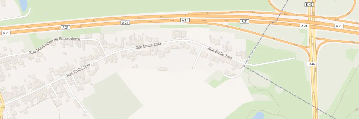 Plan du 104 Rue Emile Zola à Fouquières-lès-Lens