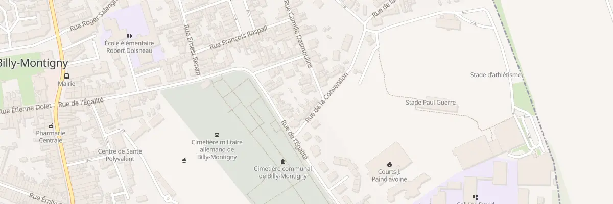 Plan du 7 Rue de la Convention à Billy-Montigny