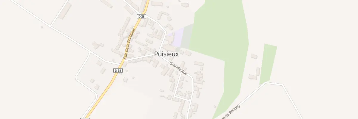 Plan du 13B Gr Grande Rue à Puisieux