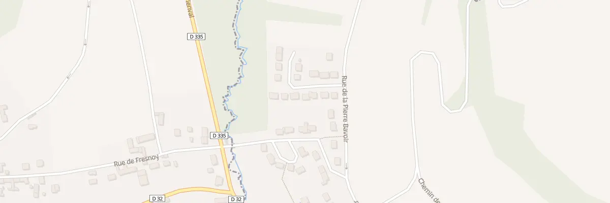 Plan du 9 Rue des Ecanges à Fresnoy-la-Rivière