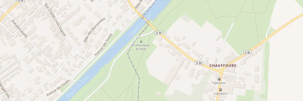 Plan du 49 Rue de la Gare d’Harnes à Courrières