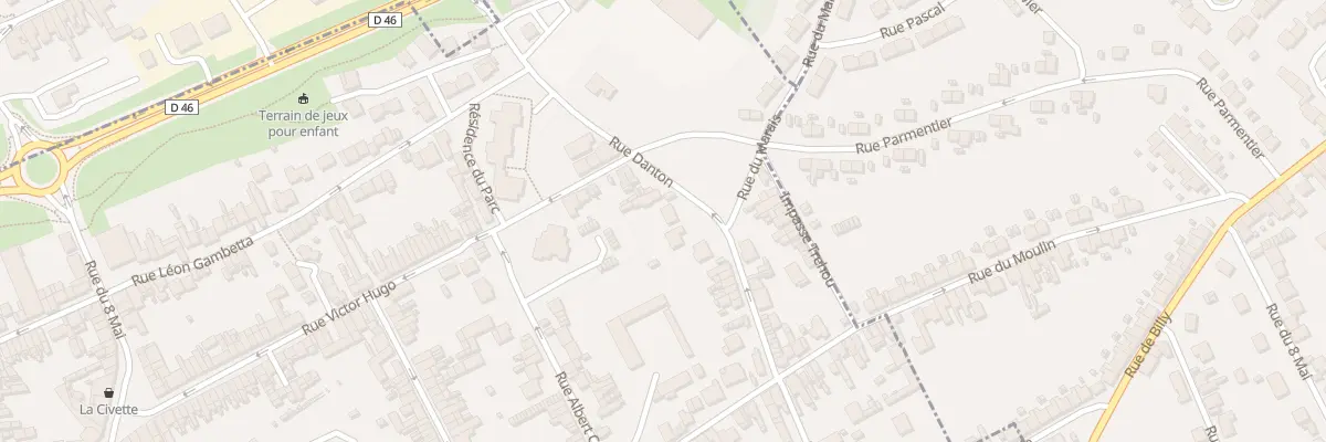 Plan du 25 Rue Danton à Billy-Montigny