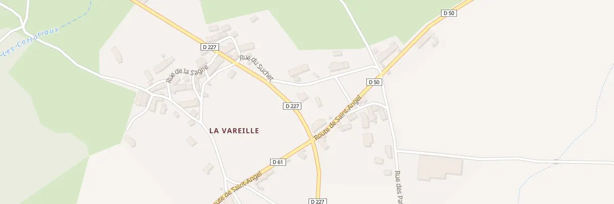 Plan du 2 Rte de Chateauneuf - La Vareille à Vitrac