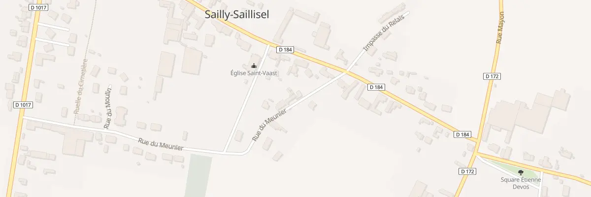 Plan du 11 Rue du Meunier à Sailly-Saillisel