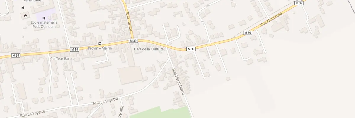 Plan du 3 Rue Henri Durre à Provin