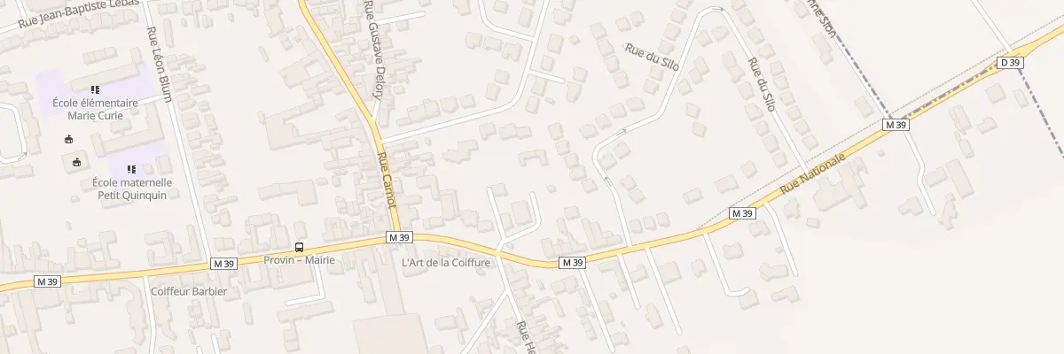 Plan du 67 Rue Nationale à Provin