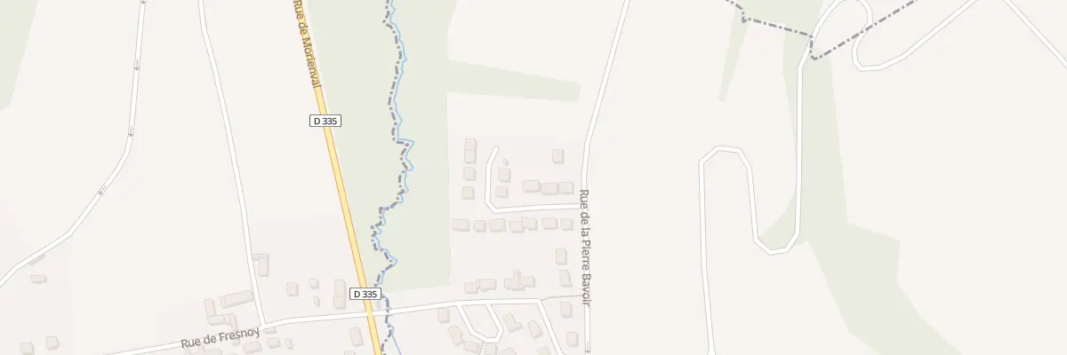 Plan du 6 Rue des Ecanges à Fresnoy-la-Rivière