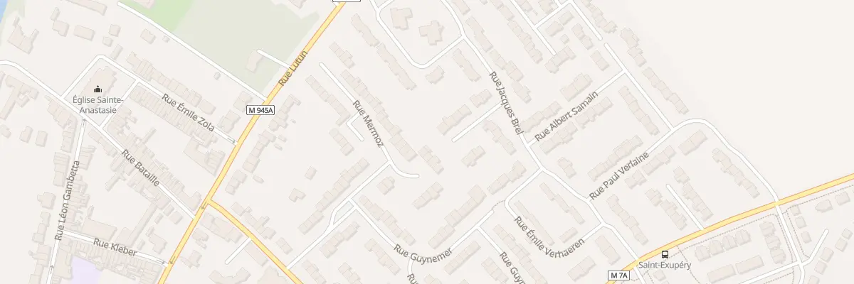 Plan du 34 Rue Mermoz à Houplines