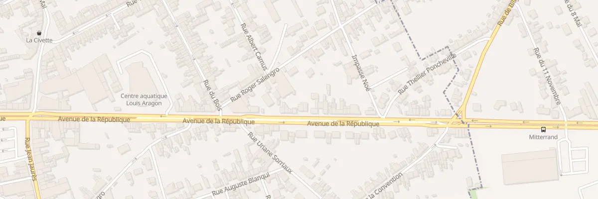 Plan du 191 Av de la République à Billy-Montigny