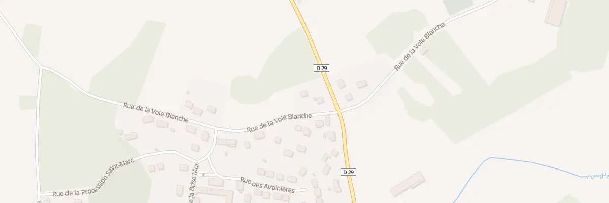Plan du 245 Rue de la Voie Blanche à Saint-Ouen-en-Brie