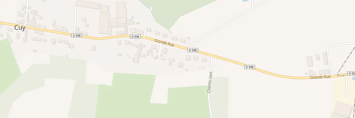 Plan du 7 Gr Grande Rue à Cuy