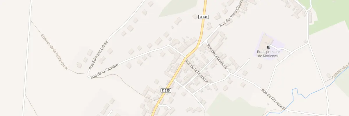Plan du 2 Rue St Clement à Morienval