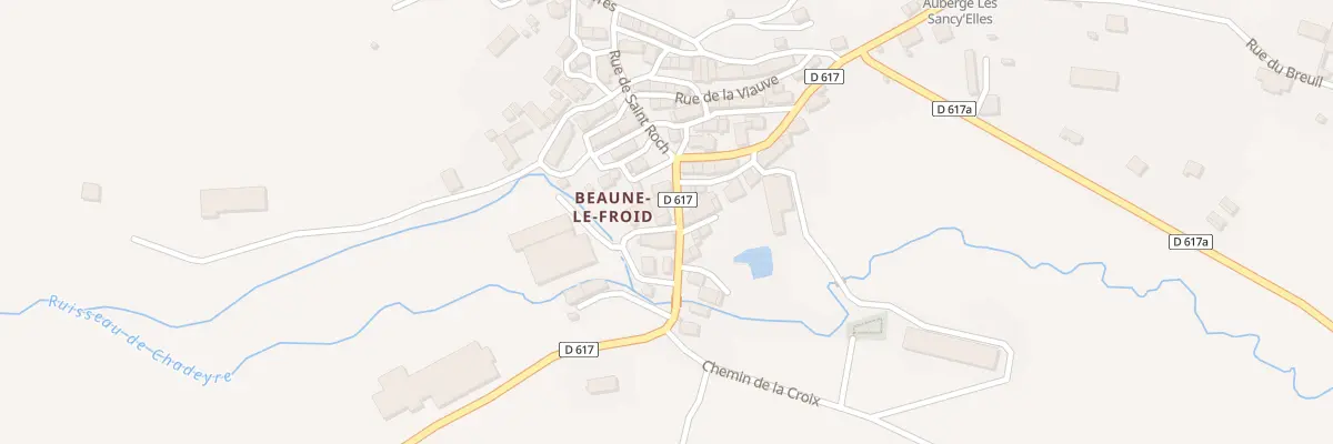Plan du 9004 Rue du Mont Dore -Beaune- à Murol