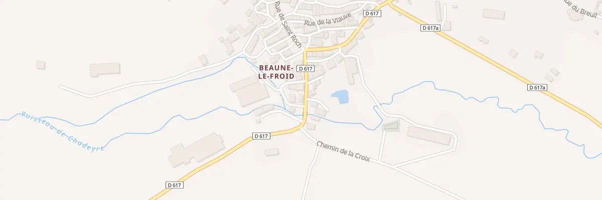 Plan du 76 Rue du Mont Dore -Beaune- à Murol