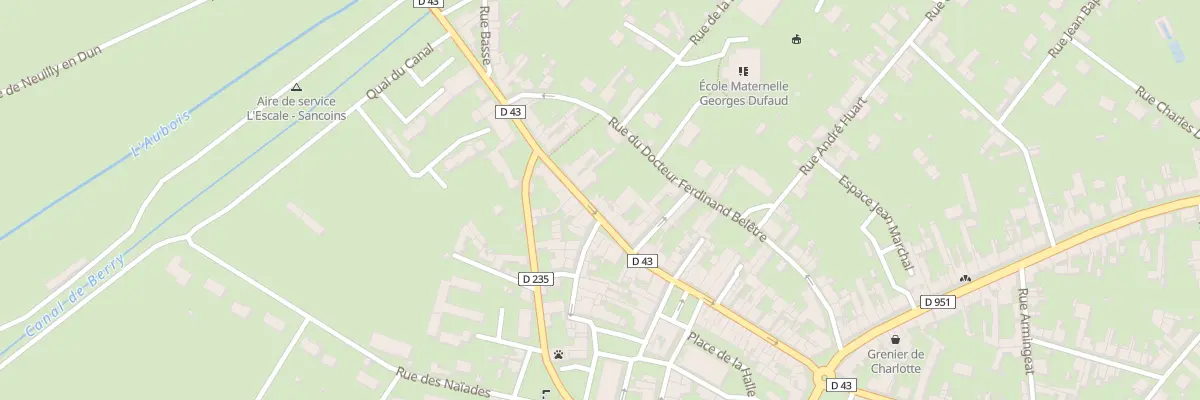 Plan du 62 Rue Fernand Duruisseau à Sancoins