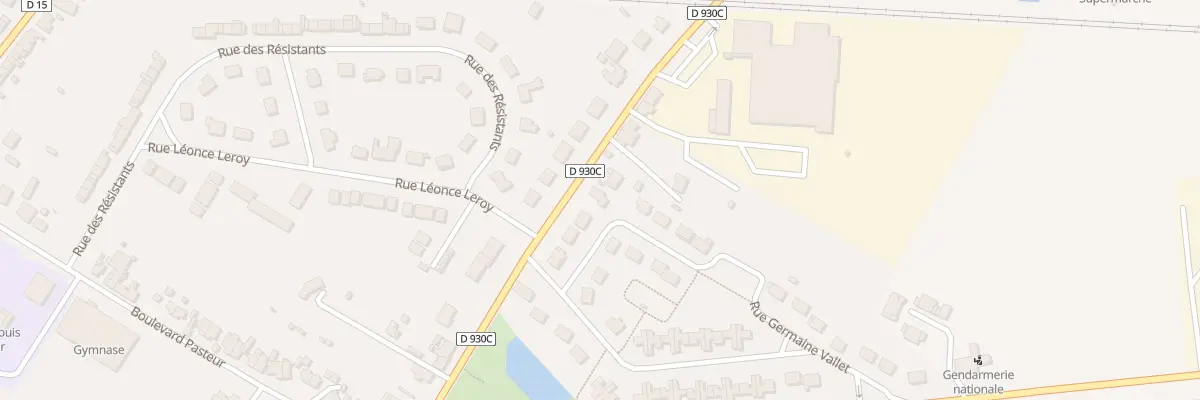 Plan du 5 Rue Germaine Vallet à Nesle