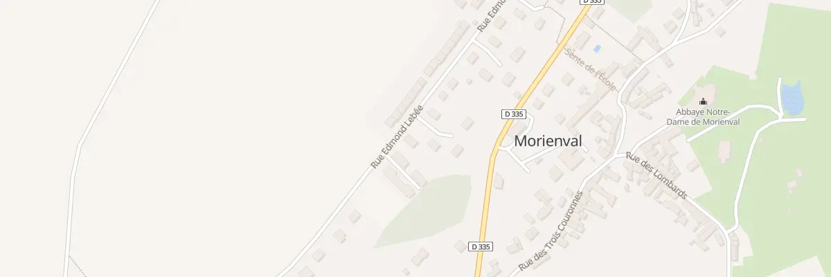 Plan du 13 Rue Edmond Lebée à Morienval
