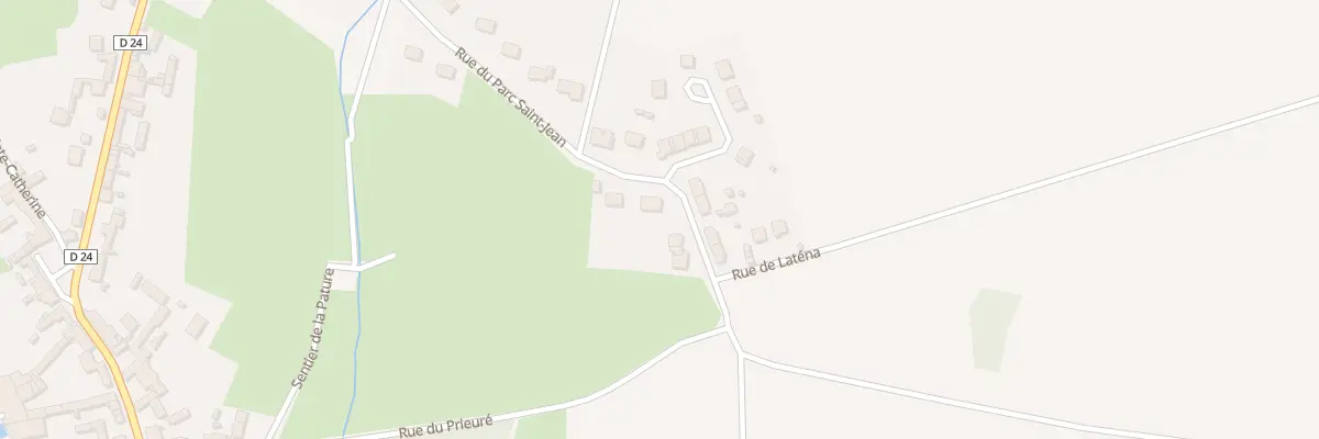Plan du 25 Rue du Parc Saint-jean à Beaulieu-les-Fontaines