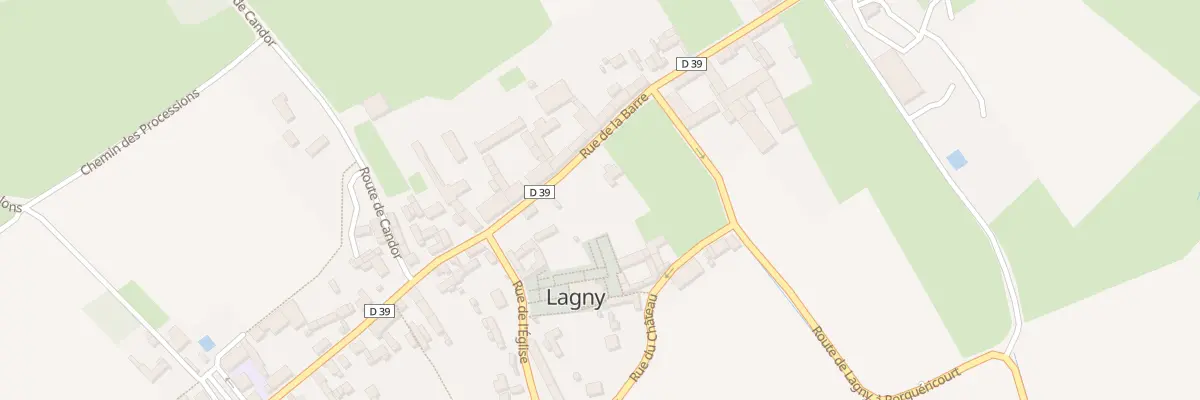 Plan du 794 Rue de la Barre à Lagny
