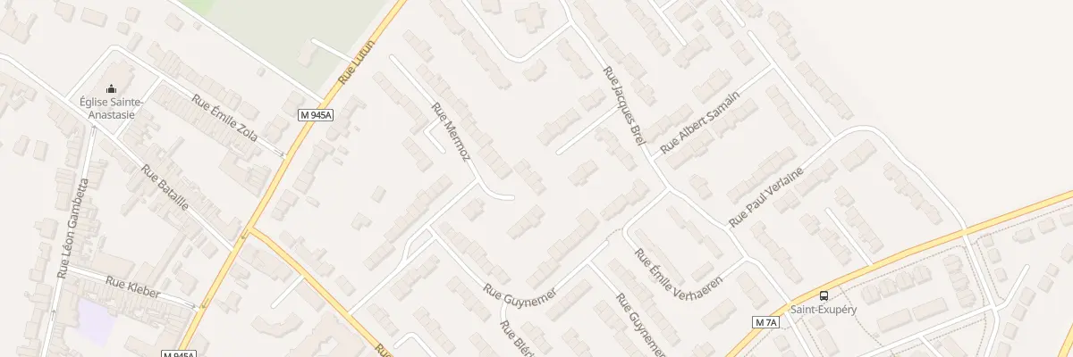 Plan du 28 Rue Mermoz à Houplines